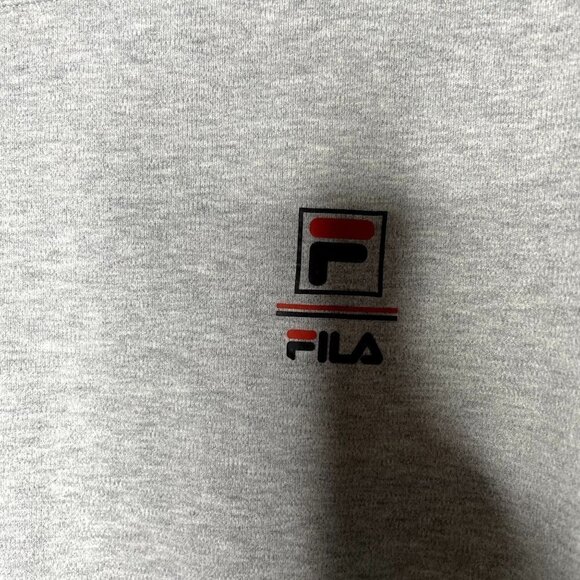 FILA Men's Gray Pullover Sweatshirt Super Soft XXL Long Sleeve NWOT - Picture 2 of 7